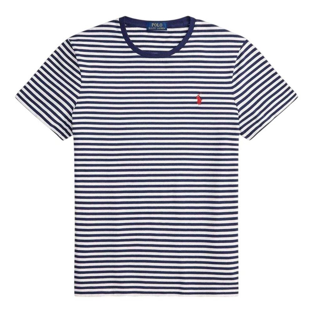 Ralph Lauren Mens Striped T-Shirt / Navy